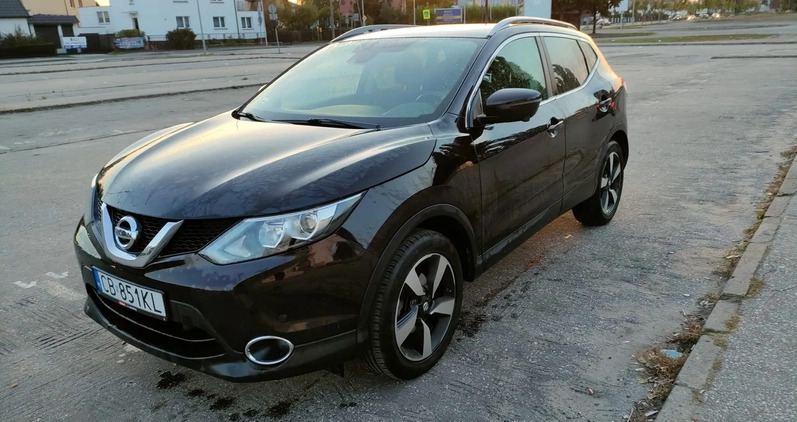 Nissan Qashqai cena 54500 przebieg: 107389, rok produkcji 2016 z Kowalewo Pomorskie małe 16